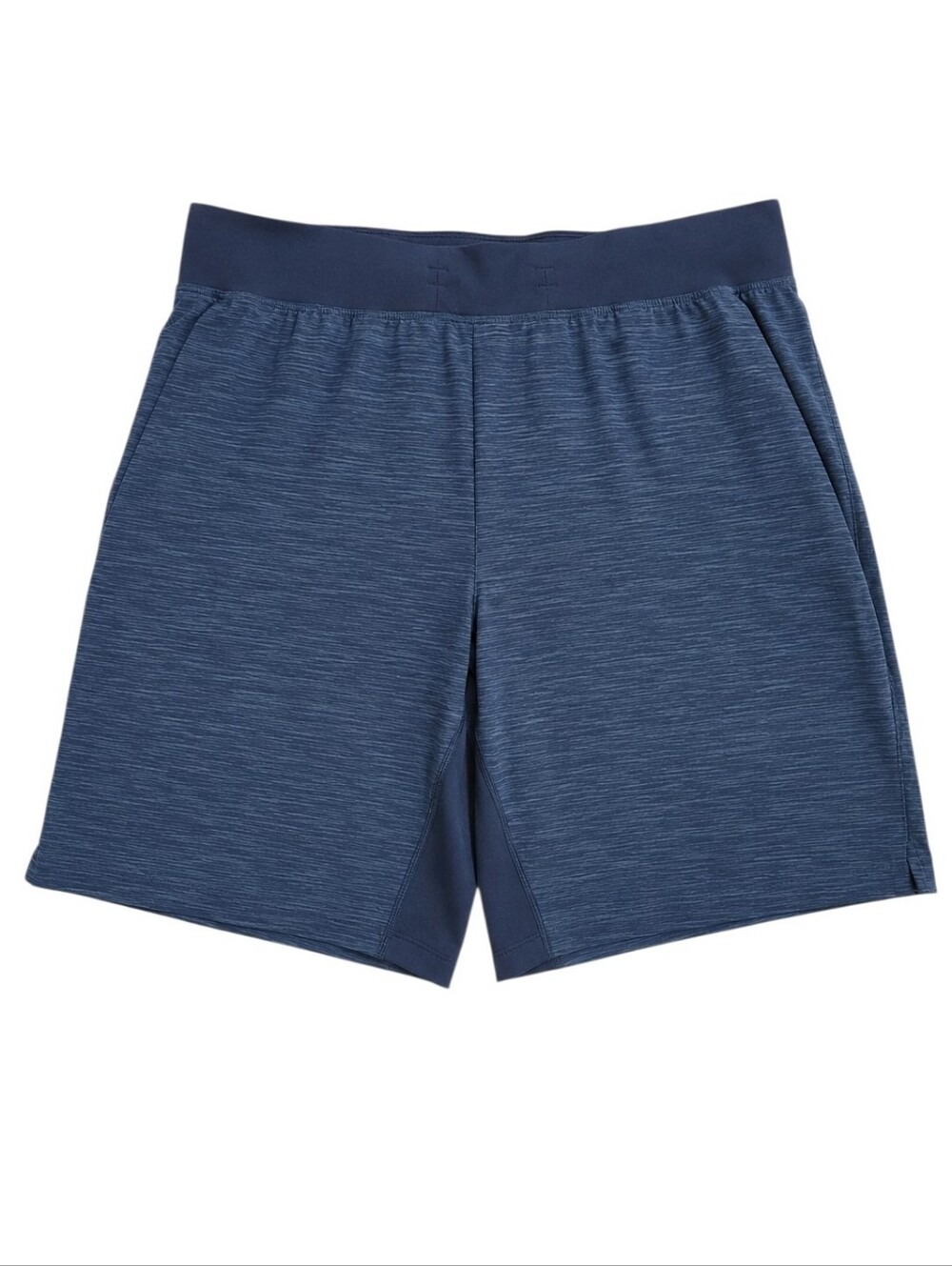 Lululemon Men's THE Short Liner Heather Allover Iron Blue True Navy Size XL
